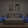 A bedroom scene with a bed and two nightstands. Podgląd zdjęcia produktu