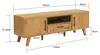 FineBuy TV Lowboard 150cm Eiche Nachbildung Moderner Produktbild-Vorschau 3