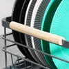 A close-up shot of a dish drying rack filled with plates. Produktbild-Vorschau