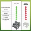 A comparison chart showing features of a product from 'ZOLLNER' versus 'Andere Hersteller', with images of the product. Produktbild-Vorschau