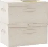 vidaXL Pudełka do przechowywania 2 szt. tkanina 50x30x25 cm Podgląd zdjęcia produktu 3