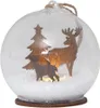 +LED-Deko-Kugel 'Fauna', deer/fir, warmwhite Produktbild-Vorschau 3