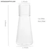 850 ml Klarglas Wasserkaraffe mit Bechern, Nachttisch Produktbild-Vorschau 7
