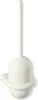 A white toilet brush set with a holder. Anteprima dell’immagine prodotto