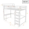 STILVORA Hochbett 90x200cm mit Schreibtisch und Produktbild-Vorschau 6