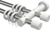 Interdeco Gardinenstange / Vorhangstange Edelstahl-Optik / Produktbild-Vorschau 1