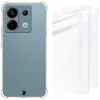 Bizon Case Clear Pack Hülle + 2x Glas für Poco X6 / Redmi Produktbild-Vorschau 1