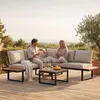 tectake® Aluminium Garten-Lounge-Set Eliar mit Produktbild-Vorschau 9