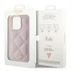 Guess Quilted Metal Logo-Hülle für iPhone 15 Pro Max  Rosa Produktbild-Vorschau 8
