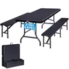 CASARIA® Bierzeltgarnitur 183cm klappbar Kunststoff Produktbild-Vorschau 1