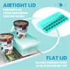 Silikon Eiswürfelform für 36 Eiswürfel mit Deckel Behälter Produktbild-Vorschau 5