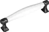 SOTECH Möbelgriff MARIE BA 128 mm Antik-Silber-Weiß Produktbild-Vorschau 2
