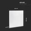 V-Tac Vt-6060-2160246 - Panneau Led 600X600 Mm Bianco Voir les images du produit 14