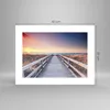 Poster - Poster ohne Rahmen - Weg Meer Brücke - 40x30 cm - Produktbild-Vorschau 4