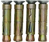 Four wall anchors are lined up against a white background. Voir les images du produit