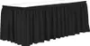 Bankett-Tischskirting 5,65 m in Schwarz – Catering- und Produktbild-Vorschau 1