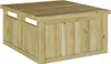 vidaXL Rasenmäher Garage Braun 73,5 x 81,5 x 38,5 cm Produktbild-Vorschau 7