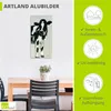 ARTland Wandbild Alu für Innen & Outdoor Kuh Größe: 30x60 Produktbild-Vorschau 4