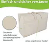 2 Stück Aufbewahrungstasche Baumwolle Tragetasche für Produktbild-Vorschau 4