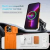 A car interior with a phone mounted on a car mount, and accessories displayed below. Náhled obrázku produktu