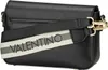 A close-up view of a black Valentino bag with a branded strap. Produktbild-Vorschau