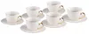 Komplet 6 Filiżanek Porcelanowych Ze Spodkiem 250Ml Aurora Podgląd zdjęcia produktu 2