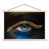 MuchoWow® Textilposter Frau - Augen - Make-up - Luxus - Produktbild-Vorschau 1