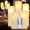 Izrielar LED Kerzen 10er Set Echtwachs Flackernd Produktbild-Vorschau 1
