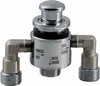 A chrome-plated diverter valve for a bathtub and shower. Anteprima dell’immagine prodotto