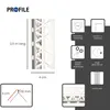 ProfileXXL PVC Eckwinkel, Eckprofil, Kantenschutz 2,5m Weiß Produktbild-Vorschau 2