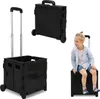 Chariot à provisions Jayseuw pliable avec 2 roues 45L Voir les images du produit 1
