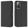 A black book-style phone case is shown from the front and back. Anteprima dell’immagine prodotto