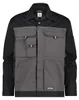DASSY® Lugano Zweifarbige Arbeitsjacke ZEMENTGRAU/SCHWARZ Produktbild-Vorschau 2