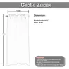 Set da 2 tende in voile effetto lino, semitrasparenti, con Anteprima dell’immagine prodotto 11