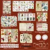 Vintage Scrapbooking Sticker Set – Blumenmotiv Aufkleber Produktbild-Vorschau 3