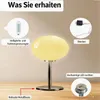 Pilz Tischlampe dimmbar Glas Nachttischlampe 3 Lichtfarben Produktbild-Vorschau 6