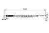 Bosch Seilzug, Feststellbremse Links 1 987 477 974 Produktbild-Vorschau 1