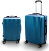 Two blue suitcases of different sizes are displayed against a white background. Produktbild-Vorschau