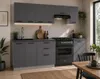ULWEHOME | Küchenzeile 240 cm Anthrazit, Küchenmöbel-Set Produktbild-Vorschau 5