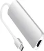 A white USB-C to HDMI adapter with a white cable and a USB-C connector. Voir les images du produit