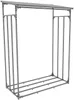Kaminholzunterstand Ruston Metall L anthrazit Produktbild-Vorschau 3