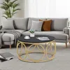 M MCombo Couchtisch Rund Holz, Modern Sofatisch Produktbild-Vorschau 7