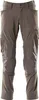 A pair of gray work pants with cargo pockets and reinforced knees, shown against a white background. Anteprima dell’immagine prodotto