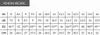 A size chart for Adidas men's shoes. Voir les images du produit