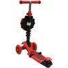 A red and black three-wheeled scooter for children, shown against a white background. Náhľad obrázku produktu
