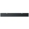 A dark gray glass shelf with two small, reflective mounting points is shown horizontally against a white background. Náhled obrázku produktu