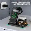 5-in-1 Kabellose Ladestation mit Uhr und Nachtlicht, 15W Produktbild-Vorschau 7