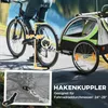HOMCOM 2 in 1 Kinderanhänger, Fahrradanhänger mit 5-Punkt Produktbild-Vorschau 7