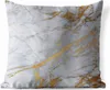 MuchoWow® Outdoor Kissen - Marmor - Grau - Gold - 45x45 cm Produktbild-Vorschau 1