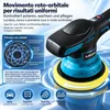 Lucidatrice a batteria 21V MAX, lucidatrice orbitale 150 Anteprima dell’immagine prodotto 2